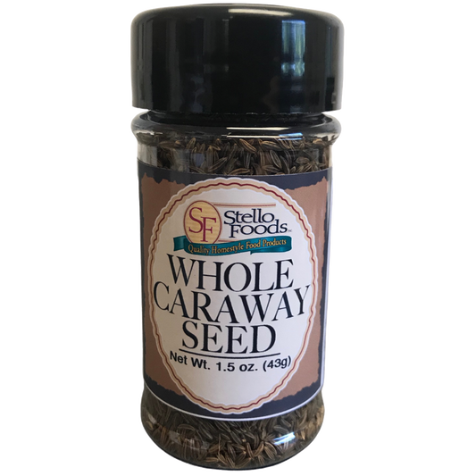Stello Foods Spices - Caraway Seeds - Whole 1.5 oz