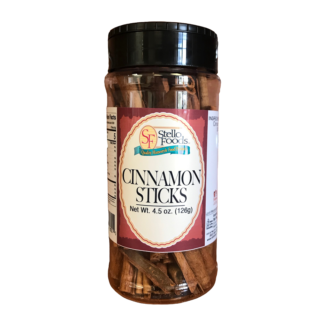 Stello Foods Spices Cinnamon 3" Sticks 4.5 oz