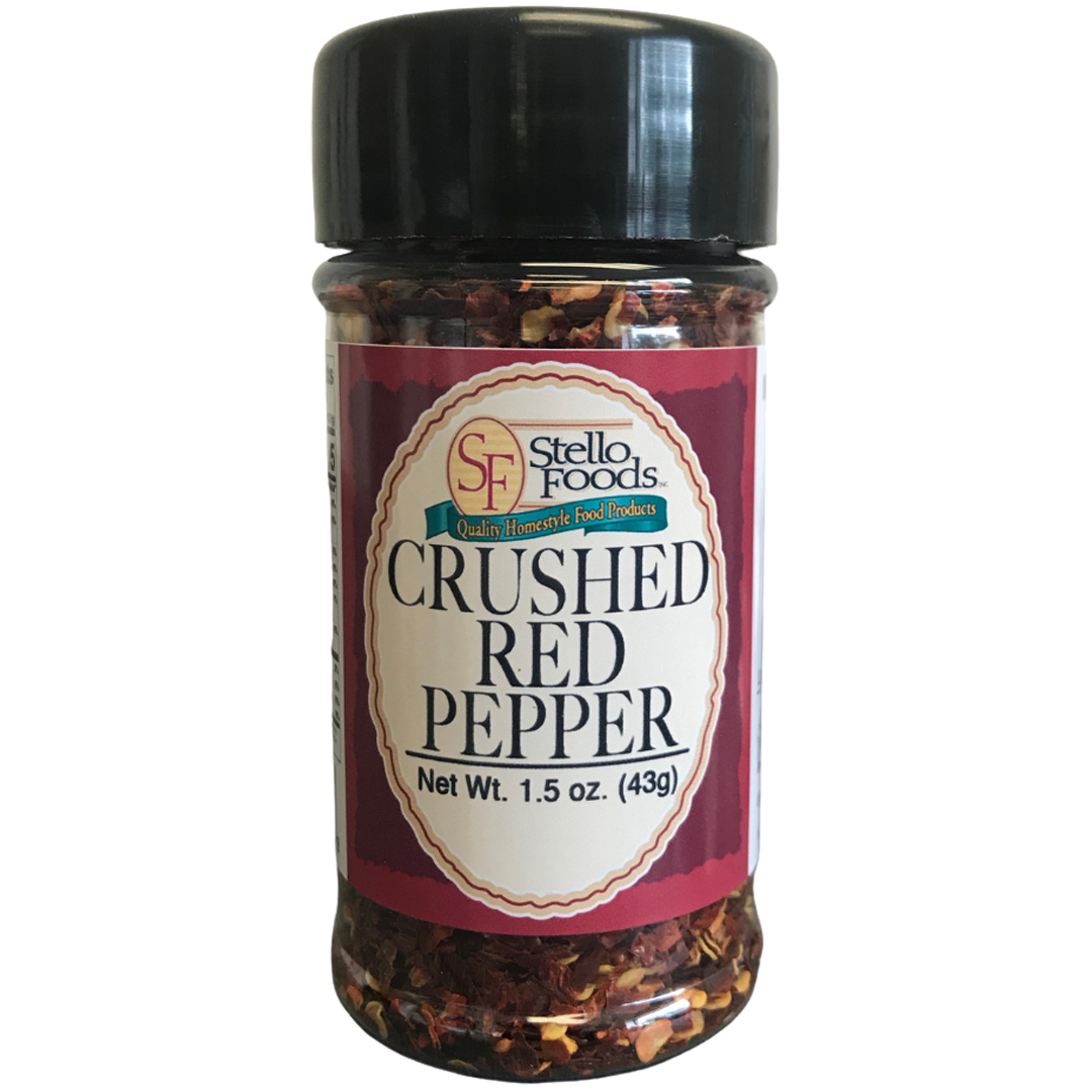 Stello Foods Spices - Red Pepper - Crushed 1.5 oz