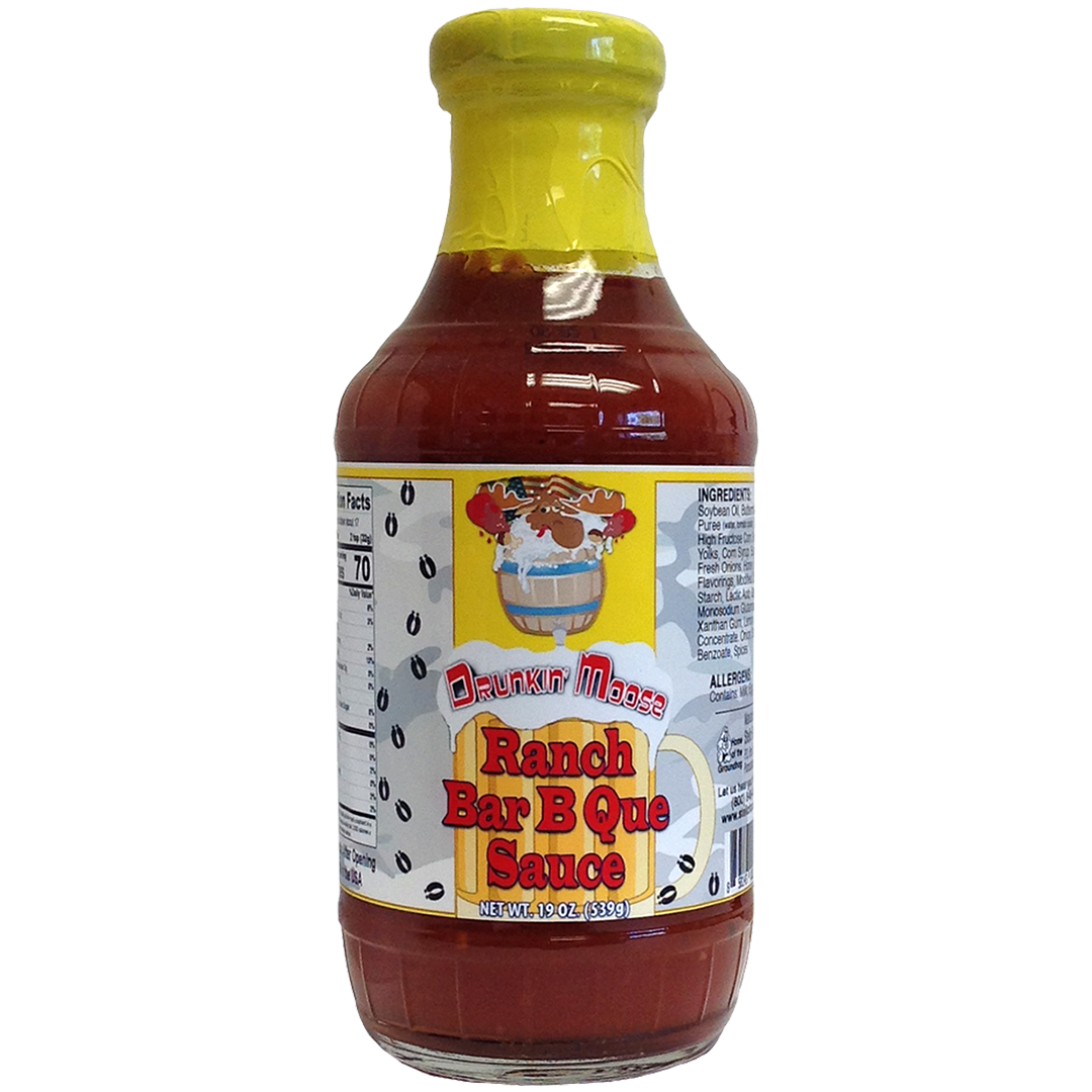 Drunkin' Moose BBQ Sauce - Ranch 19 oz