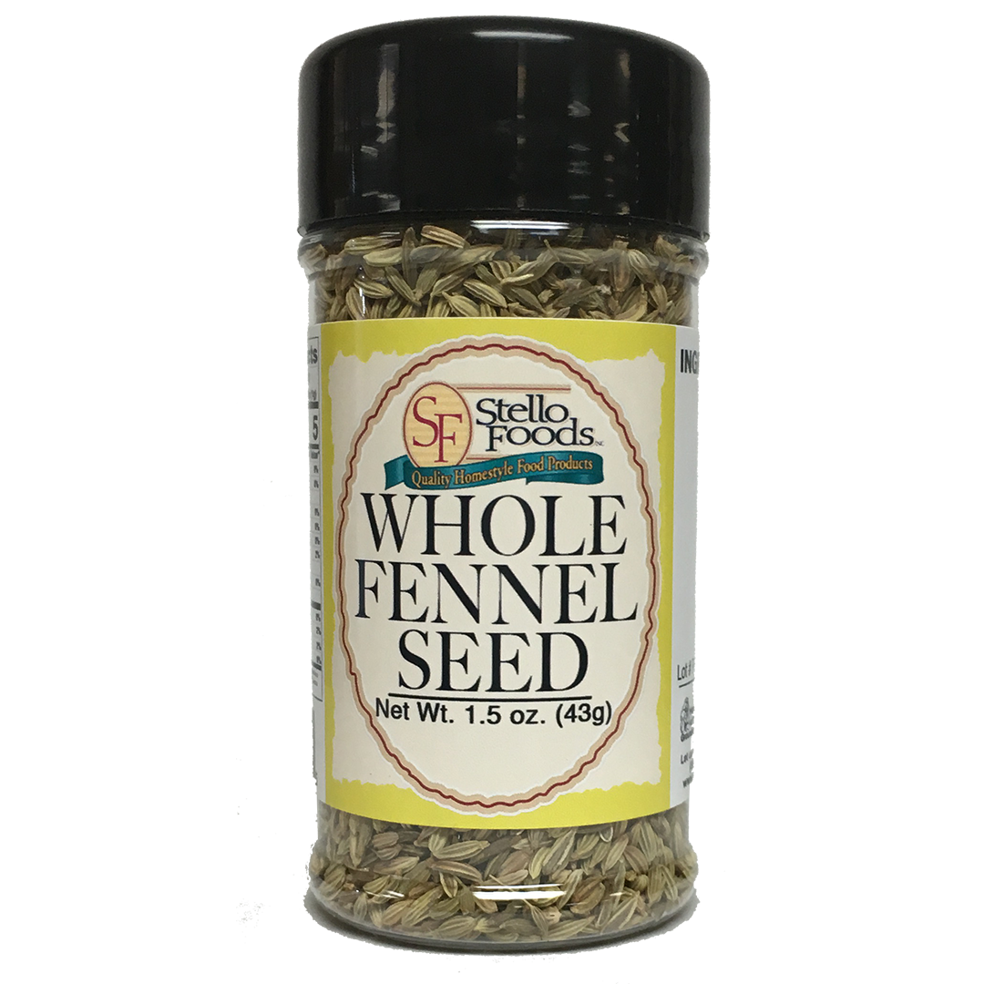 Stello Foods Spices Fennel Whole Seed 1.5 oz