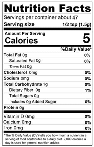 Nutrition Facts