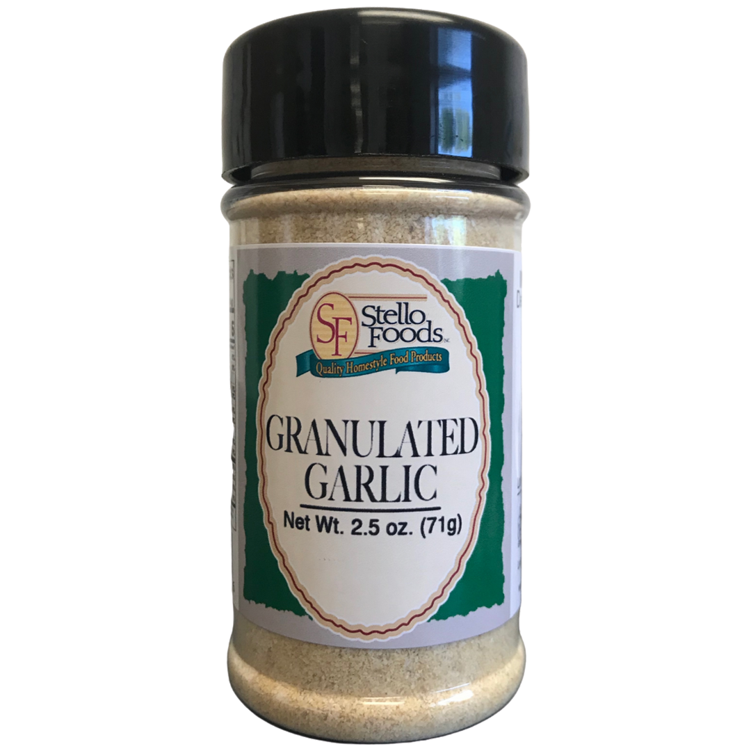 Stello Foods Spices - Garlic - Granulated 2.5 oz