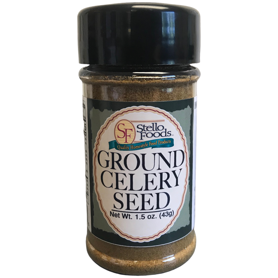 Stello Foods Spices - Celery - Seed - Ground 1.5 oz