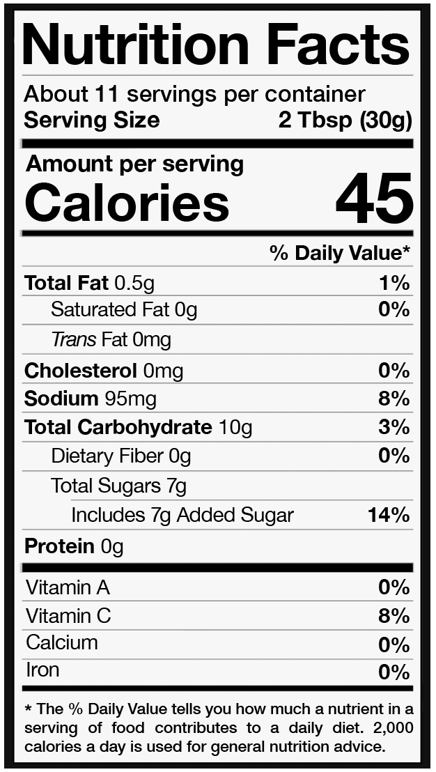 Nutrition Facts