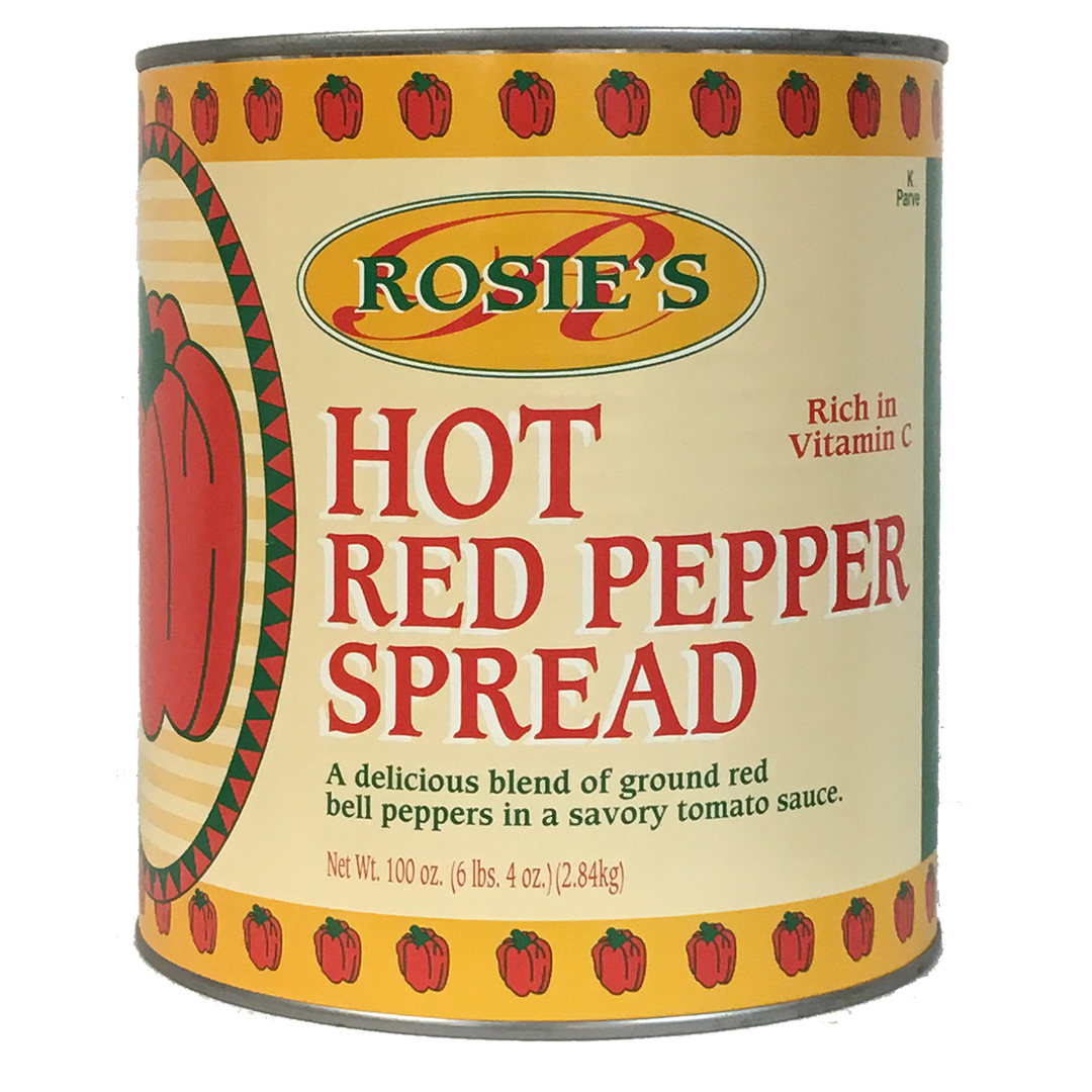 Stello Foods Rosie's Hot Pepper Spread No.10 can