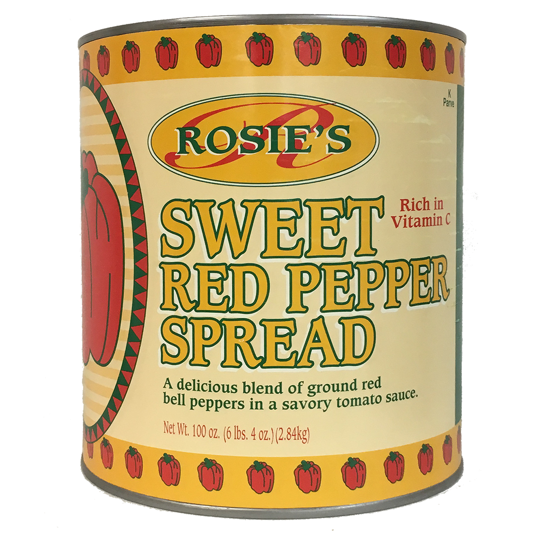 Stello Foods Rosie's Sweet Pepper Spread No.10 can