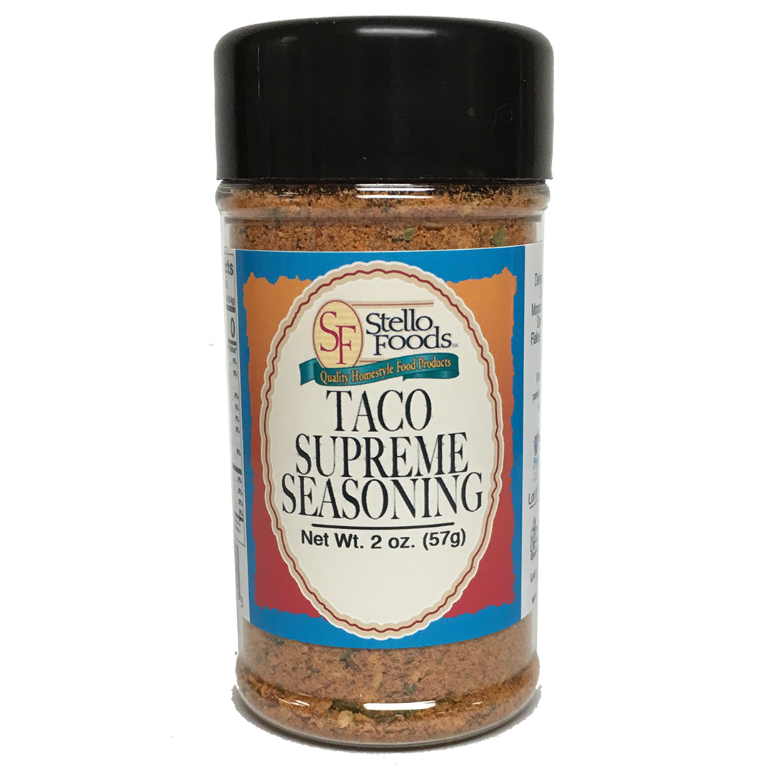 Stello Foods Spices Taco Supreme Seasoning 2.0 oz