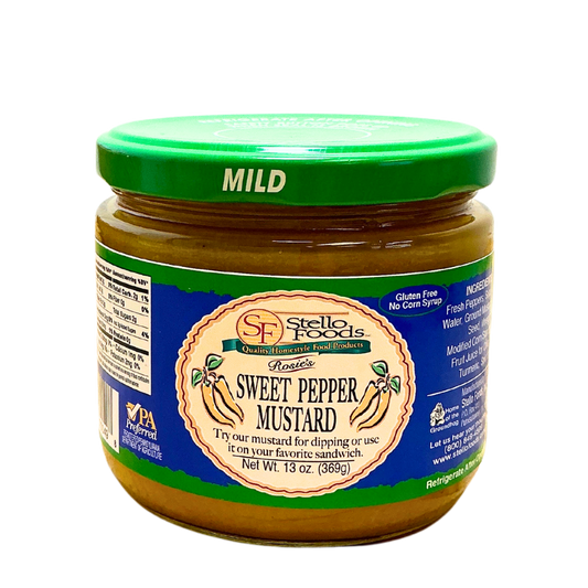 Stello Foods - Rosie's Sweet Pepper Mustard 13 oz