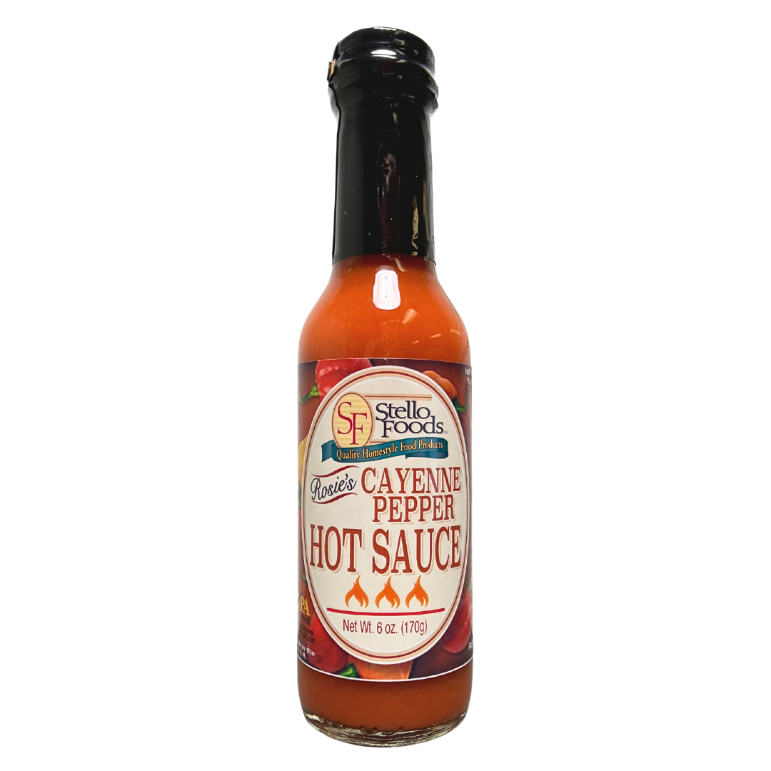 Stello Foods - Rosie's Cayenne Pepper Hot Sauce 6 oz