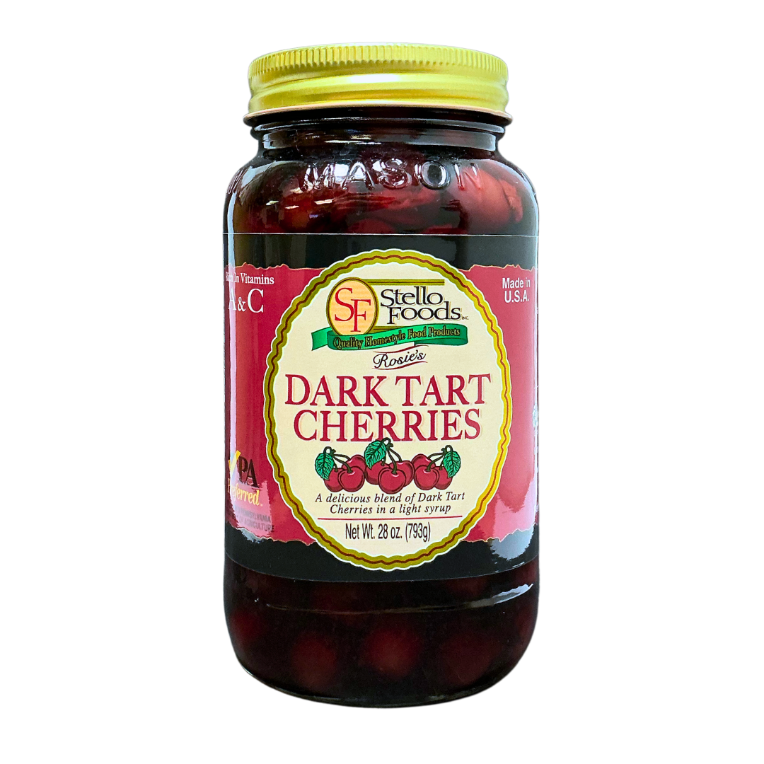 Stello Foods - Rosie's Dark Tart Cherries 28 oz