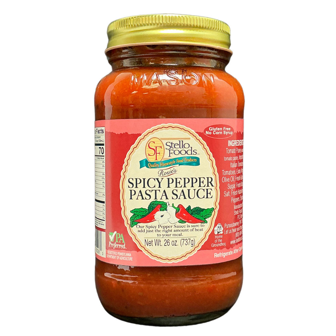 Stello Foods - Rosie's Spicy Pepper Pasta Sauce 26 oz