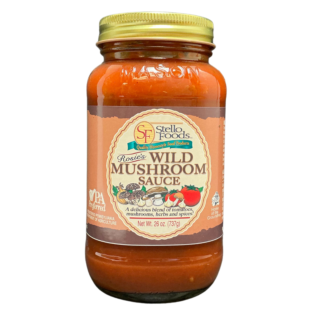 Stello Foods - Rosie's Wild Mushroom Spaghetti Sauce 26 oz