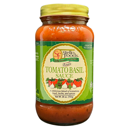 Stello Foods - Rosie's Tomato Basil Spaghetti Sauce 26 oz