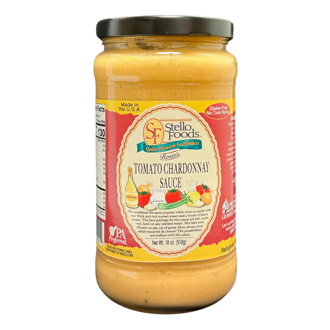 Stello Foods - Rosie's Tomato Chardonnay Sauce 18 oz