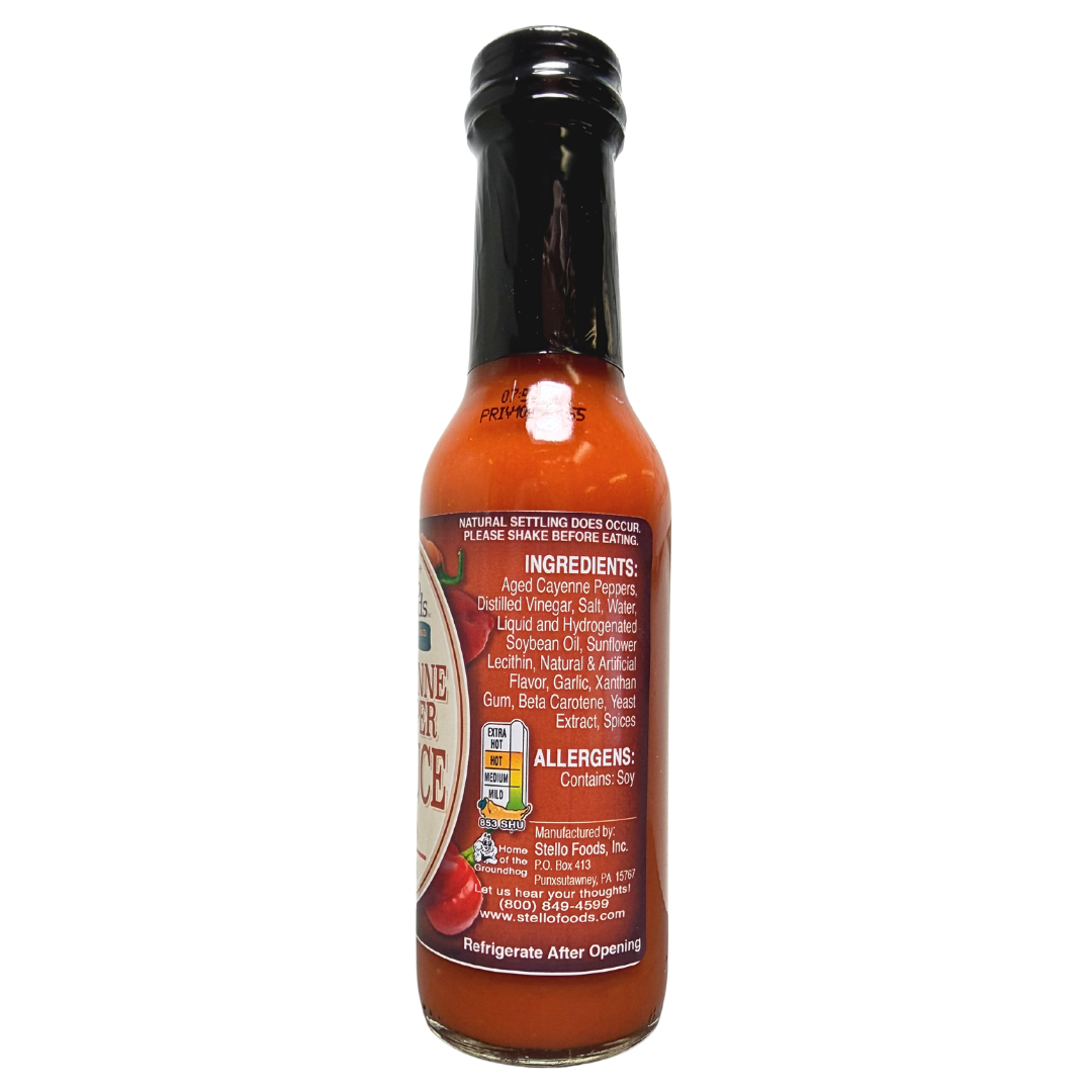 Stello Foods - Rosie's Cayenne Pepper Hot Sauce 6 oz
