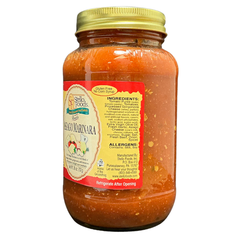 Stello Foods - Rosie's Asiago Marinara Sauce 26 oz