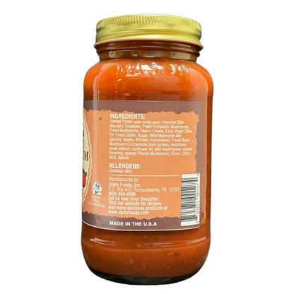 Stello Foods - Rosie's Wild Mushroom Spaghetti Sauce 26 oz