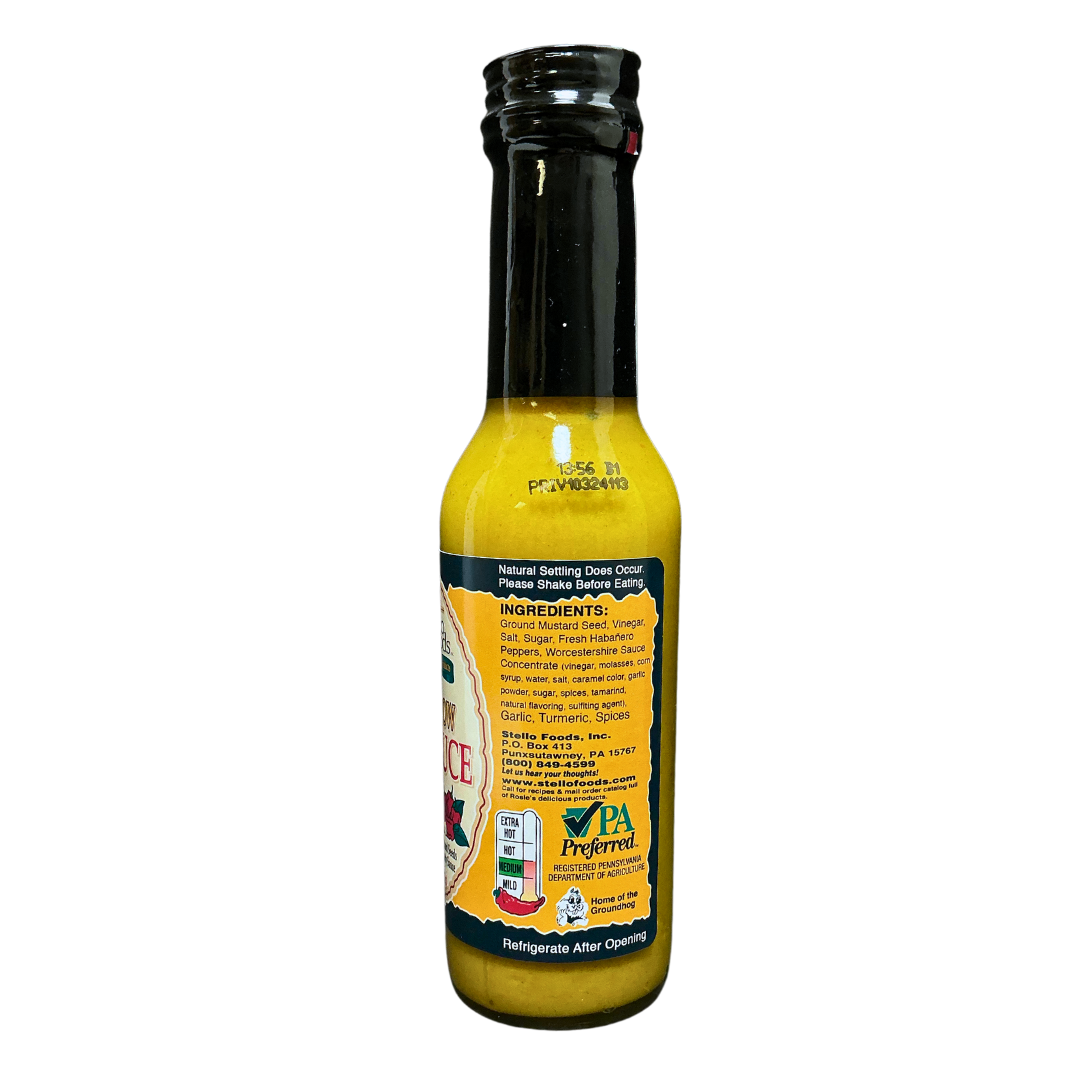 Stello Foods - Rosie's Yellow Hot Sauce 6 oz