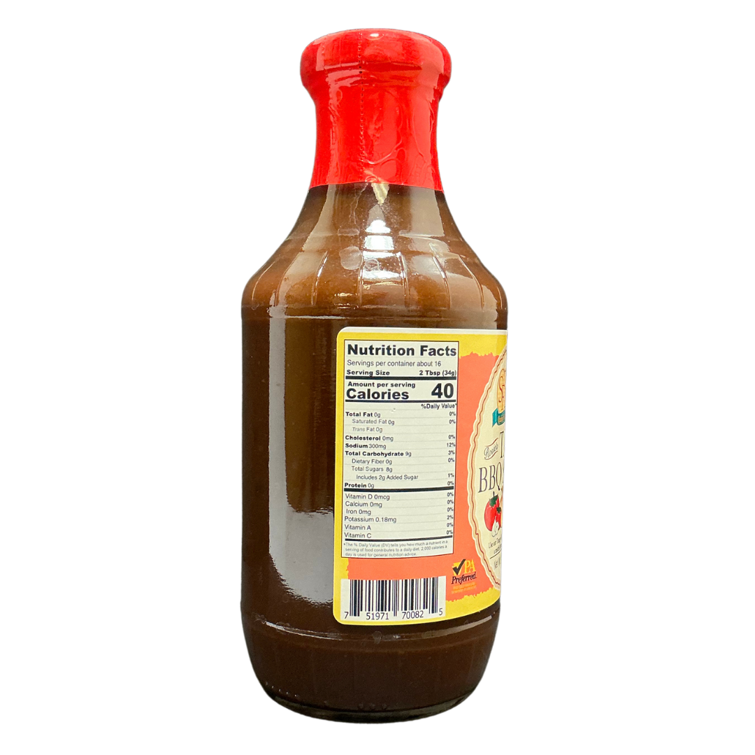 Stello Foods - Rosie's Tangy BBQ Sauce 19 oz