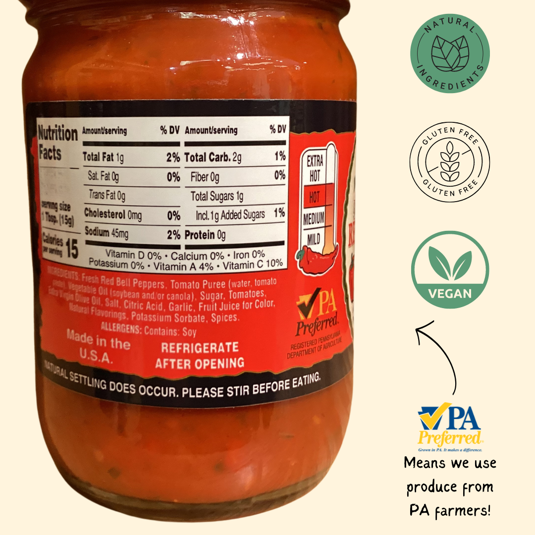 Stello Foods - Rosie's Hot Red Pepper Spread 12 oz