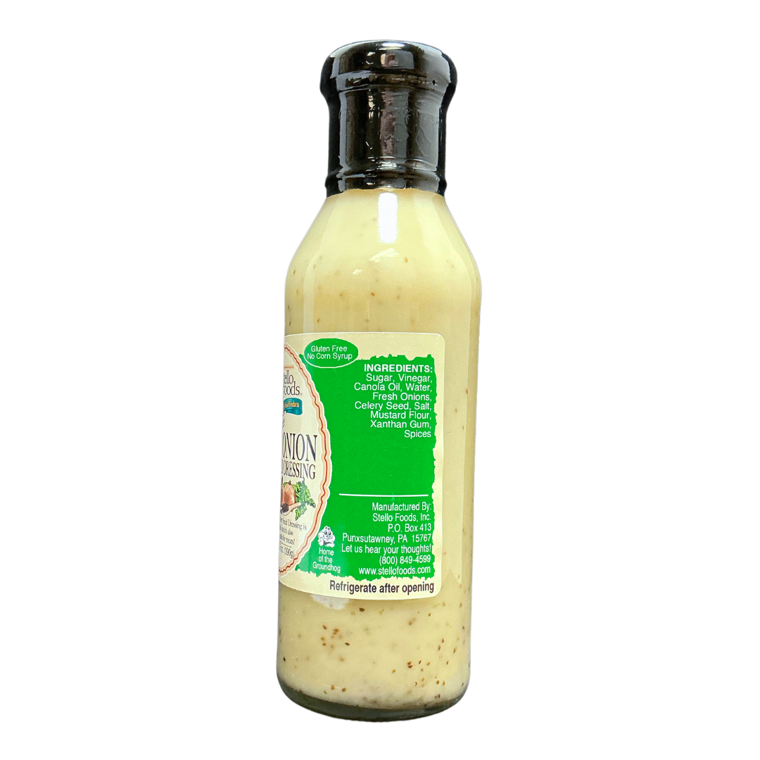 Stello Foods - Rosie's Sweet Onion Celery Seed Dressing 13.75 oz Stello Foods - Rosie's Sweet Onion Celery Seed Dressing 13.75 oz