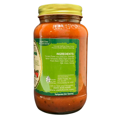 Stello Foods - Rosie's Tomato Basil Spaghetti Sauce 26 oz