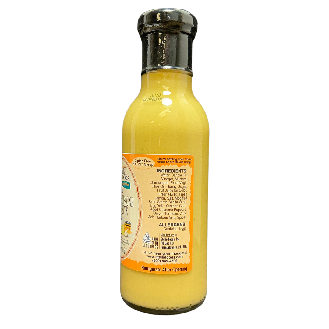Stello Foods - Rosie's Honey Champagne Vinaigrette 12 oz Stello Foods - Rosie's Honey Champagne Vinaigrette 12 oz