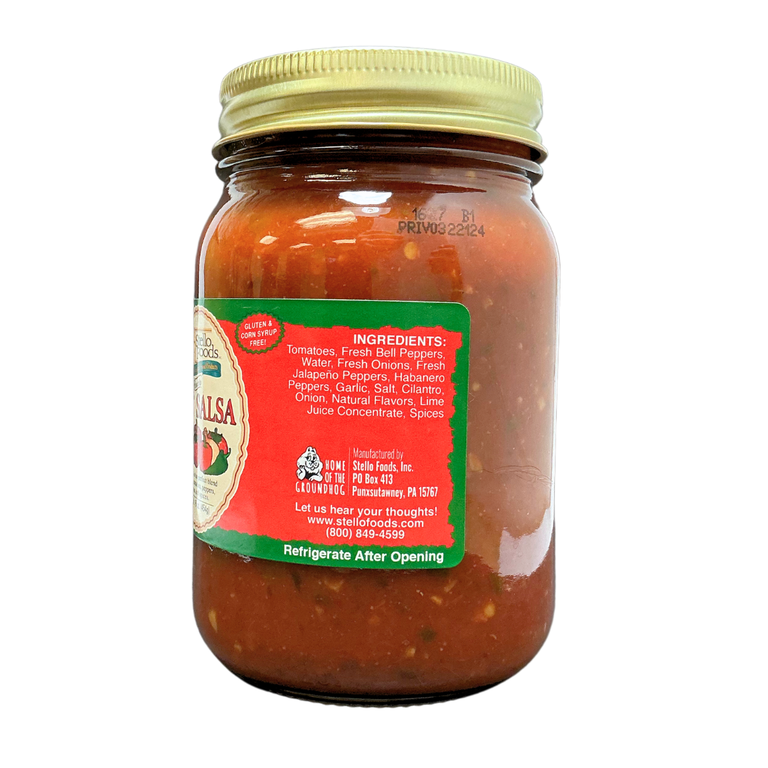 Stello Foods - Rosie's Hot Salsa 16 oz