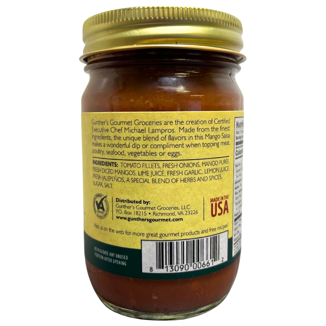 Gunther's - Tropical Style Mango Salsa 12 oz