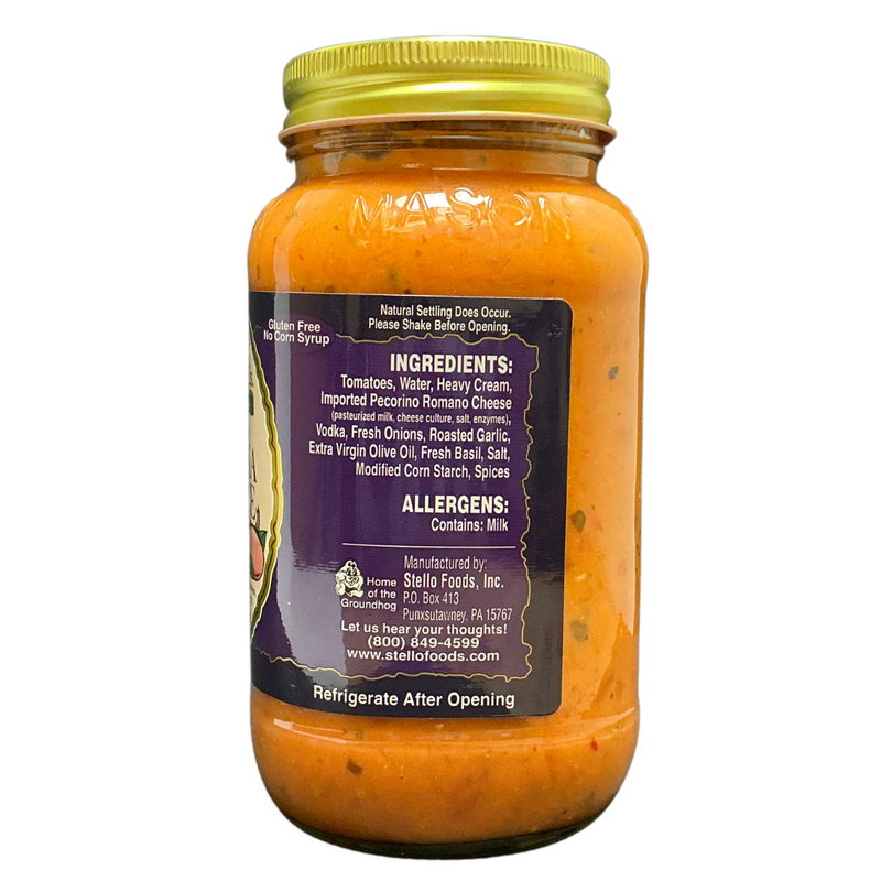 Stello Foods - Rosie's Vodka Sauce 26 oz