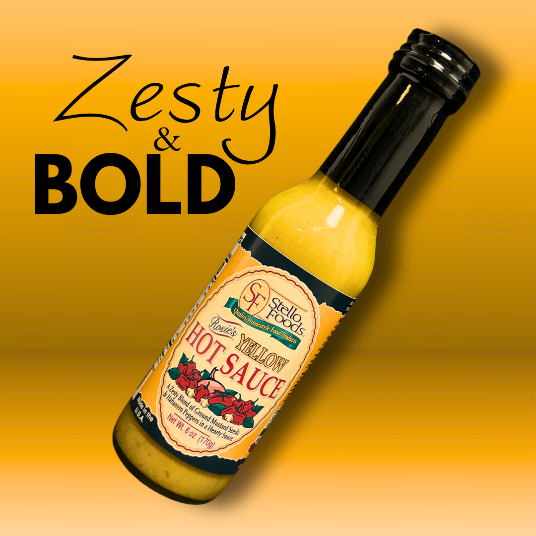 Stello Foods - Rosie's Yellow Hot Sauce 6 oz