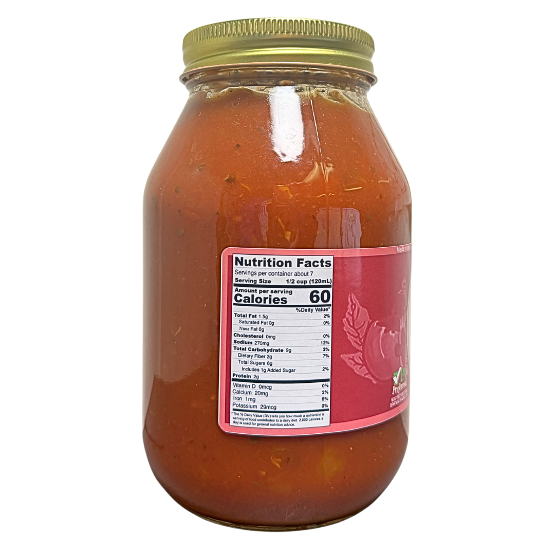 Stello Foods - Rosie's Roasted Red Pepper Spaghetti Sauce 32 oz