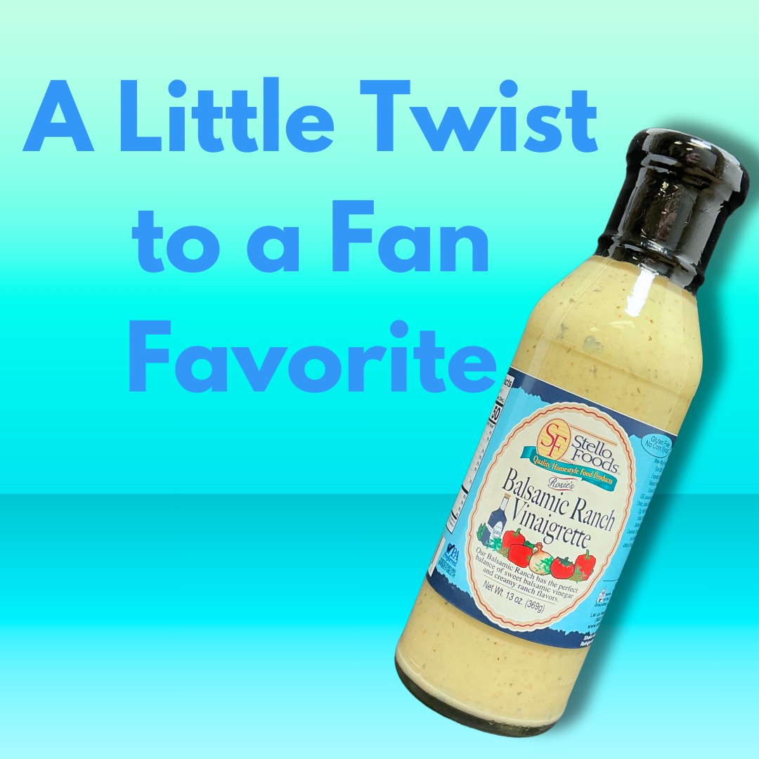Balsamic Ranch Stello Foods - Rosie's Balsamic Ranch Vinaigrette 13oz