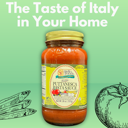 Stello Foods - Rosie's Puttanesca Pasta Sauce 26 oz