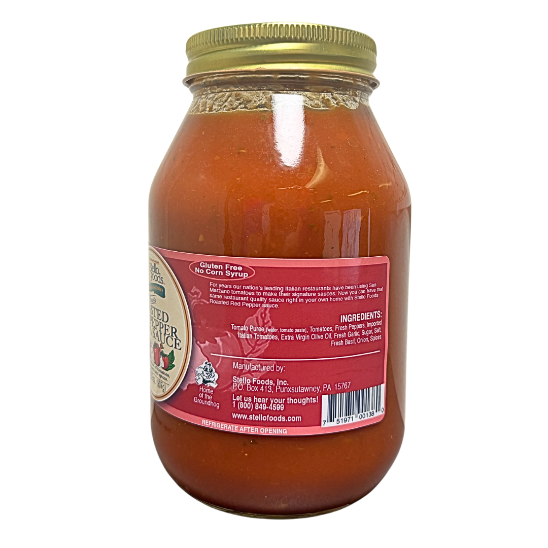 Stello Foods - Rosie's Roasted Red Pepper Spaghetti Sauce 32 oz