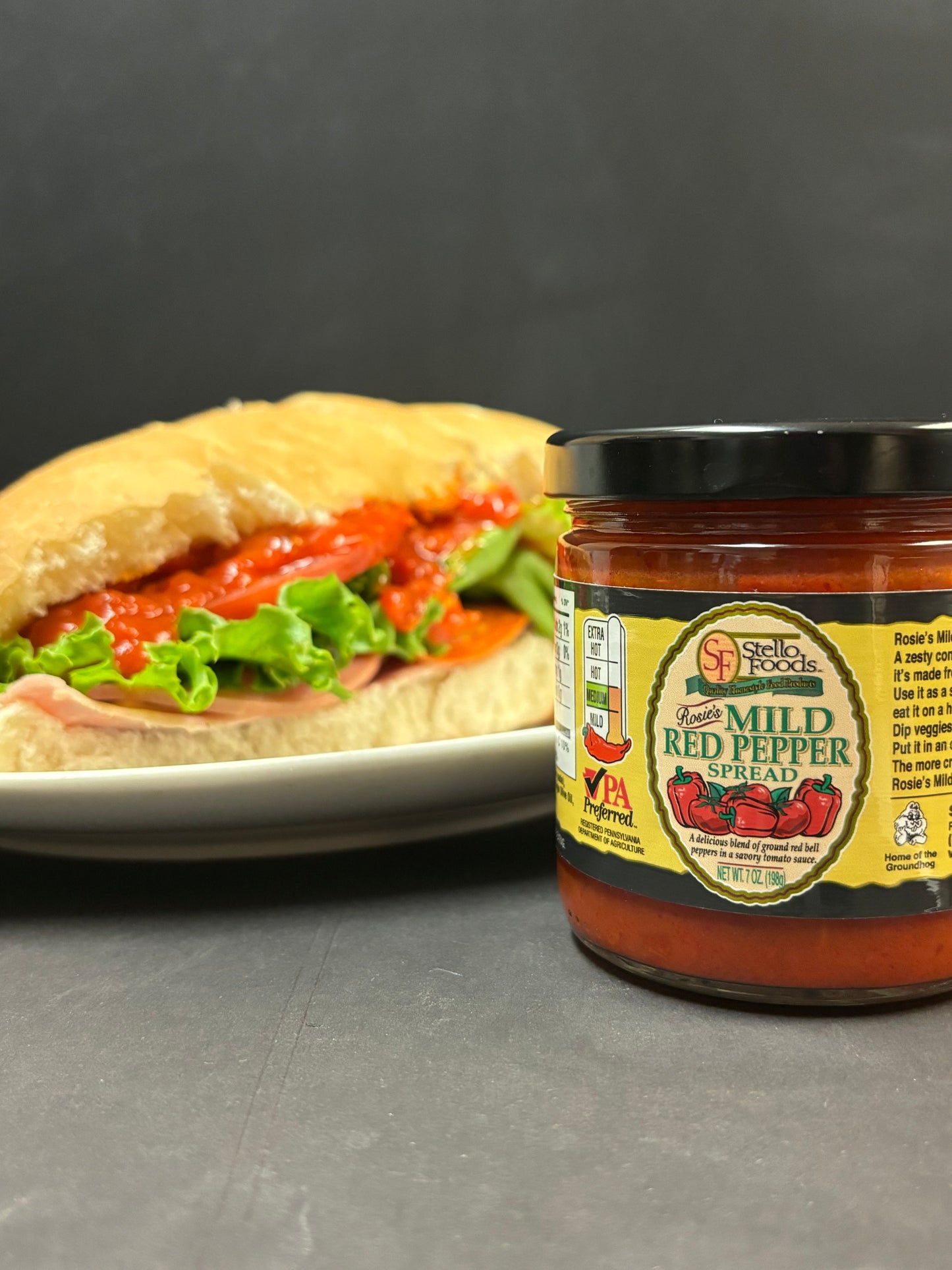 Stello Foods - Rosie's Mild Pepper Spread 7 oz