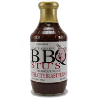 BBQ Stu's - Steel City Blast Furnace Barbeque Sauce 20 oz