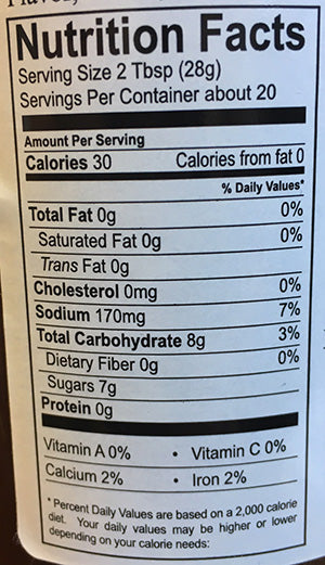 Nutrition Facts