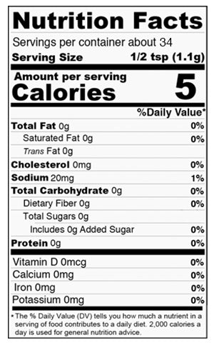 Nutrition Facts