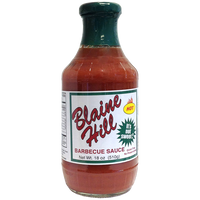 Blaine Hill BBQ   Hot Barbecue Sauce 18 oz