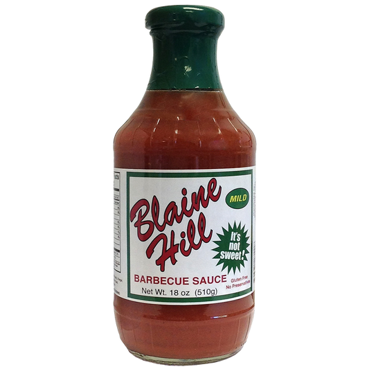 Blaine Hill BBQ   Mild Barbecue Sauce 18 oz