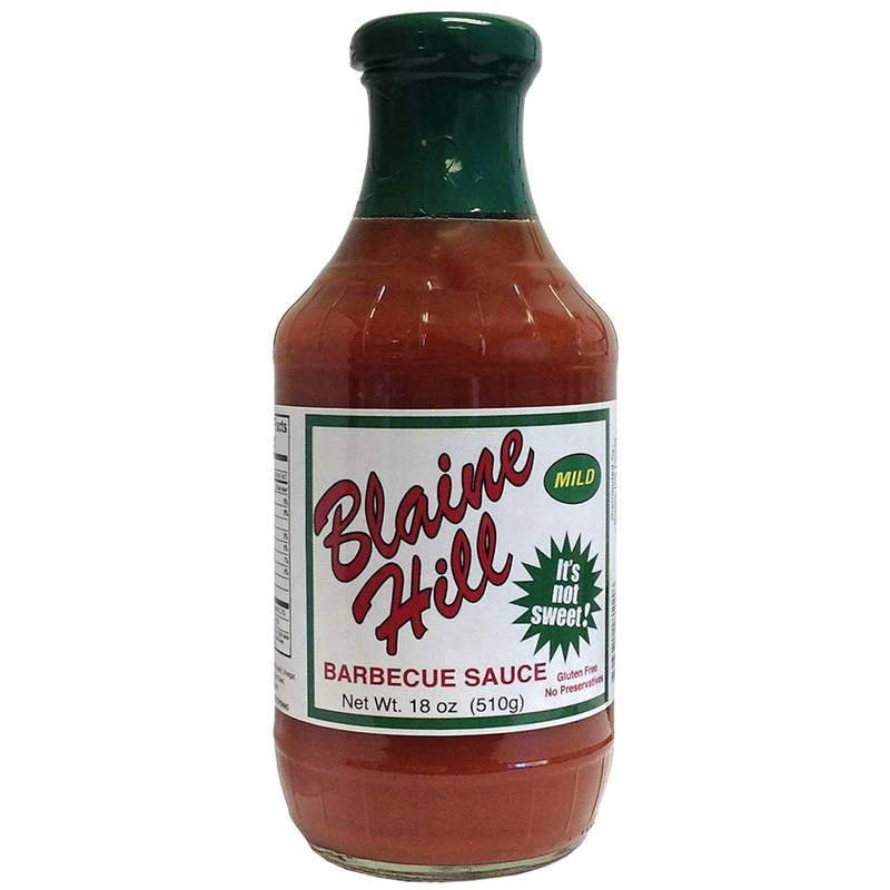 Blaine Hill BBQ   Mild Barbecue Sauce 18 oz