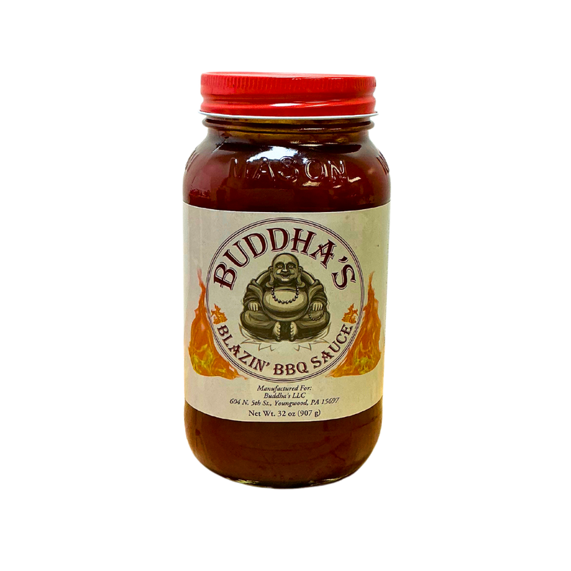 Buddha's Blazin BBQ Sauce 32 oz