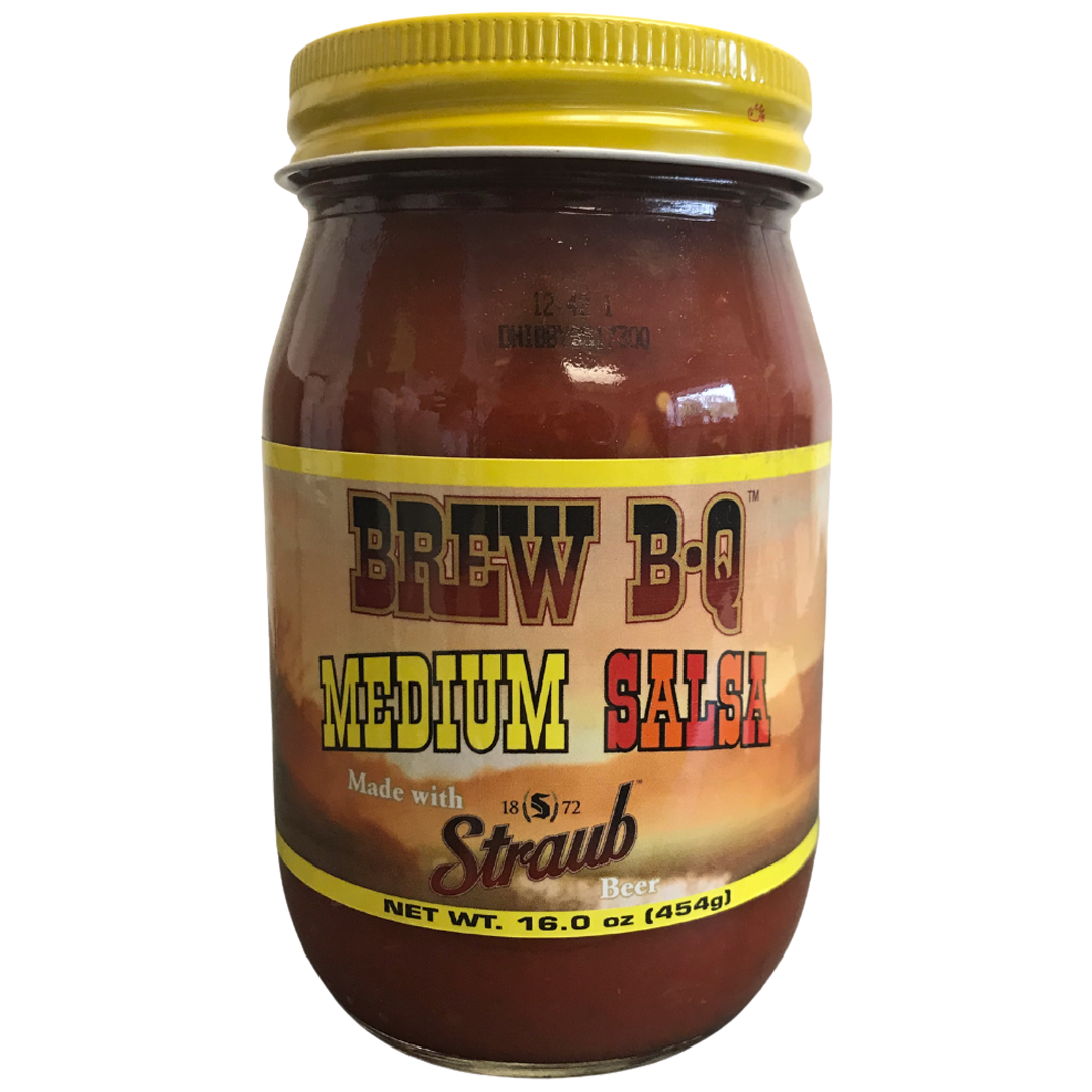 Brew BQ   Medium Salsa 16 oz