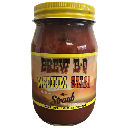 Brew BQ   Medium Salsa 16 oz