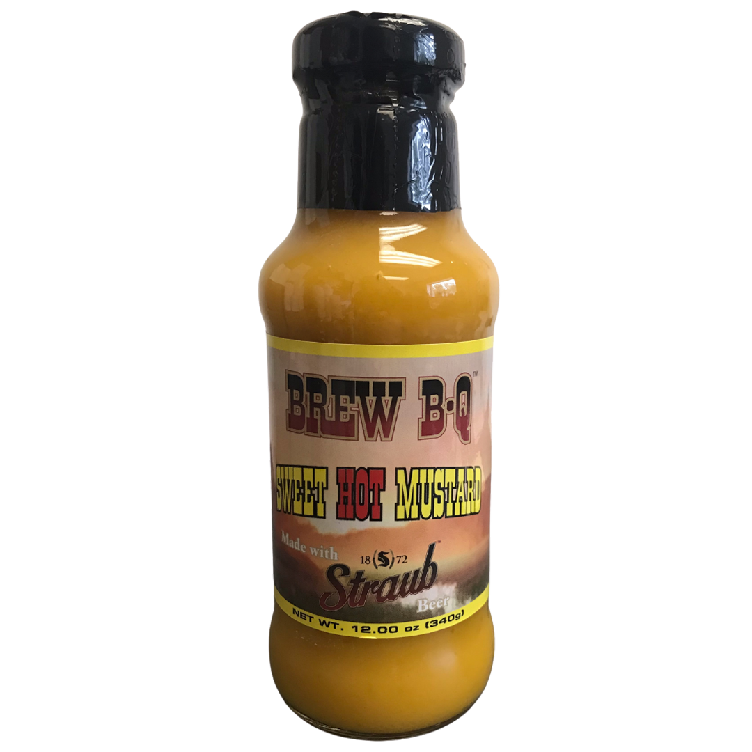 Brew BQ - Sweet Heat Mustard 12 oz – Stello Foods