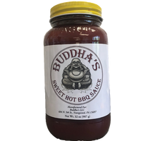 Buddha's   Sweet Hot BBQ Sauce 32 oz