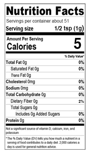 Nutrition Facts