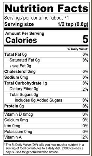 Nutrition Facts